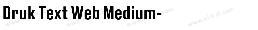 Druk Text Web Medium字体转换 Druk Text Web Medium字体转换